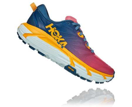 Hoka One One Mafate Speed 3 - Sapatos De Caminhada Mulher Azuis | PT-YxQUnhE